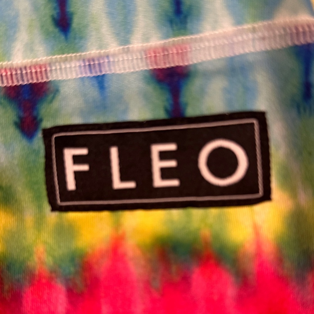 Fleo Multicolor Tie-Dye Shorts - Picture 2 of 5